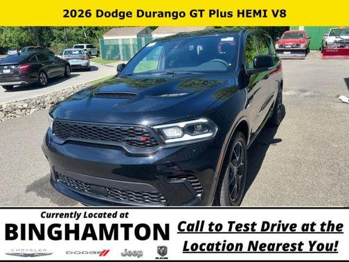 DB Black Crystal Clearcoat 2026 Dodge Durango GT Plus HEMI V8