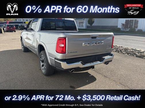 Billet Silver Metallic Clearcoat 2026 RAM 1500 Laramie