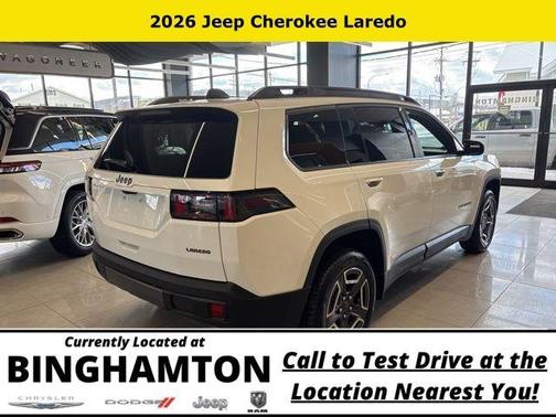 Bright White Clearcoat 2026 Jeep Cherokee LAREDO/LIMITED