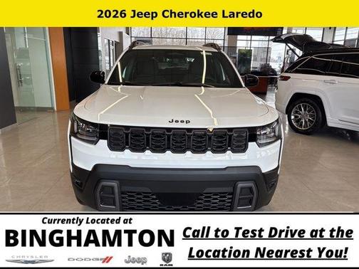 Bright White Clearcoat 2026 Jeep Cherokee LAREDO/LIMITED