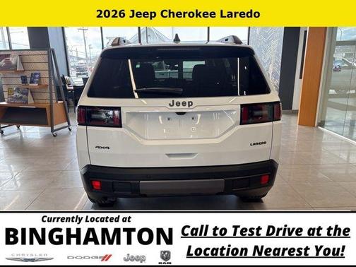 Bright White Clearcoat 2026 Jeep Cherokee LAREDO/LIMITED