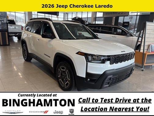 Bright White Clearcoat 2026 Jeep Cherokee LAREDO/LIMITED