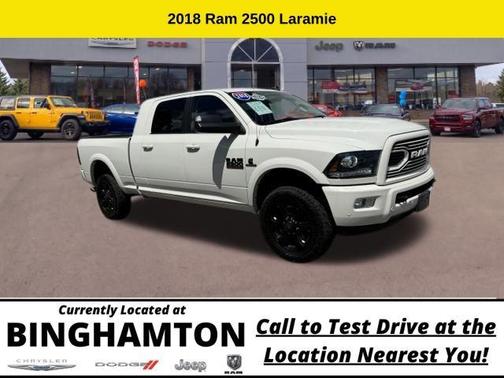 Pearl White 2018 RAM 2500 Laramie