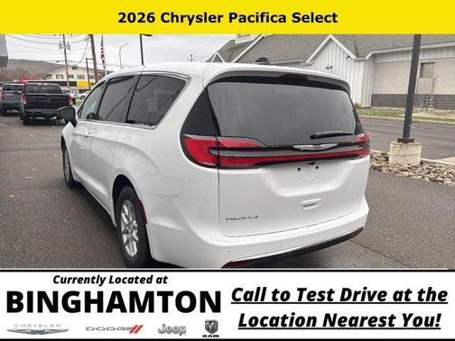 Bright White Clearcoat 2026 Chrysler Pacifica Select
