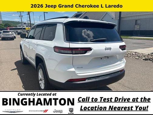 Bright White Clearcoat 2026 Jeep Grand Cherokee L Laredo