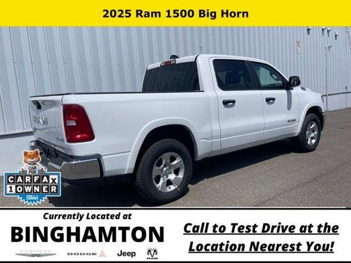 Bright White Clearcoat 2025 RAM 1500 Big Horn/Lone Star