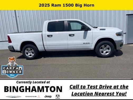 Bright White Clearcoat 2025 RAM 1500 Big Horn/Lone Star