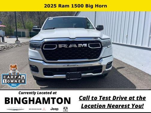 Bright White Clearcoat 2025 RAM 1500 Big Horn/Lone Star
