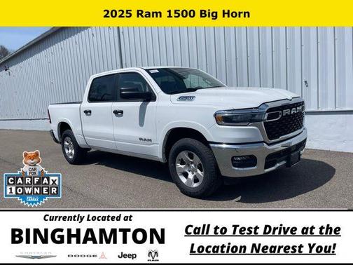 Bright White Clearcoat 2025 RAM 1500 Big Horn/Lone Star
