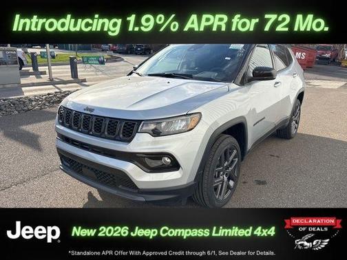 Silver Zynith 2026 Jeep Compass Limited