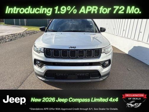 Silver Zynith 2026 Jeep Compass Limited