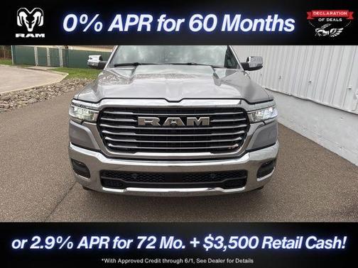Billet Silver Metallic Clearcoat 2026 RAM 1500 Laramie