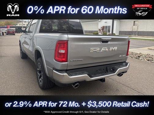 Billet Silver Metallic Clearcoat 2026 RAM 1500 Laramie