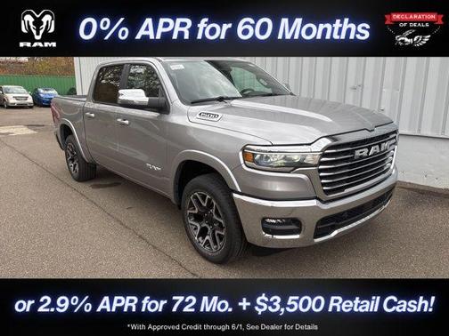 Billet Silver Metallic Clearcoat 2026 RAM 1500 Laramie