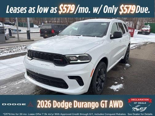 White Knuckle Clearcoat 2026 Dodge Durango GT
