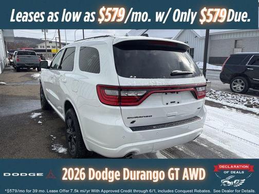 White Knuckle Clearcoat 2026 Dodge Durango GT