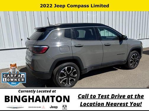 Sting Gray Clearcoat 2022 Jeep Compass Limited
