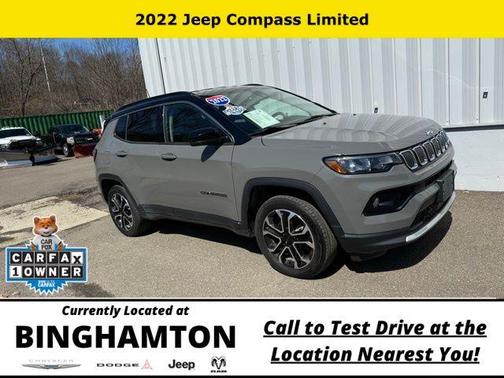Sting Gray Clearcoat 2022 Jeep Compass Limited