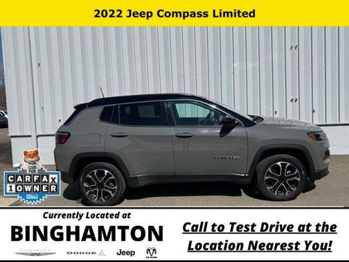 Sting Gray Clearcoat 2022 Jeep Compass Limited