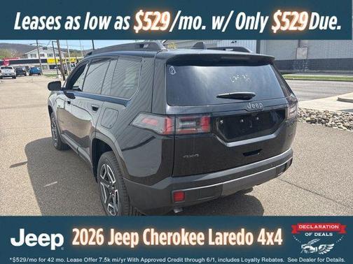 Diamond Black 2026 Jeep Cherokee LAREDO/LIMITED