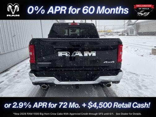 Diamond Black 2026 RAM 1500 Big Horn/Lone Star