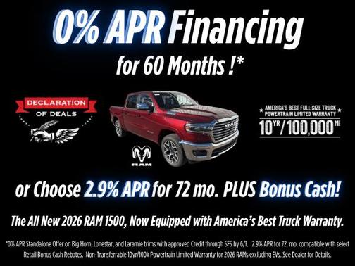 Blue Metallic 2026 RAM 1500 Big Horn/Lone Star