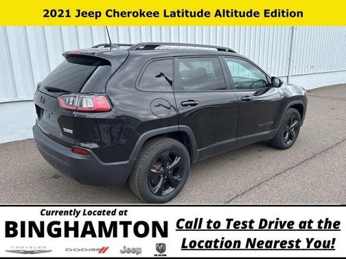 Diamond Black 2021 Jeep Cherokee Latitude Plus
