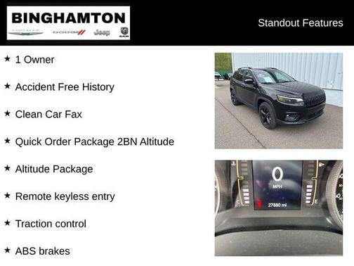 Diamond Black 2021 Jeep Cherokee Latitude Plus