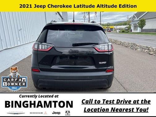 Diamond Black 2021 Jeep Cherokee Latitude Plus