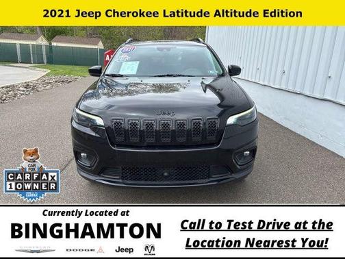 Diamond Black 2021 Jeep Cherokee Latitude Plus