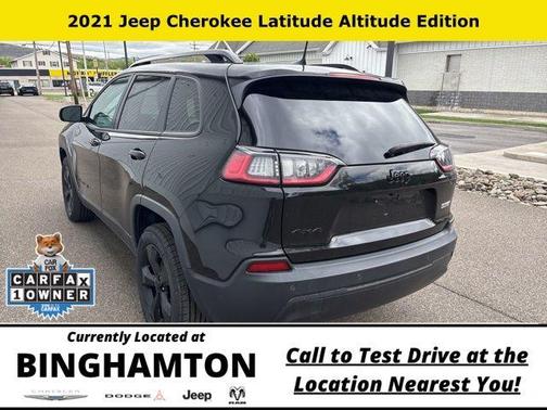 Diamond Black 2021 Jeep Cherokee Latitude Plus