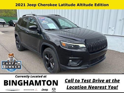 Diamond Black 2021 Jeep Cherokee Latitude Plus