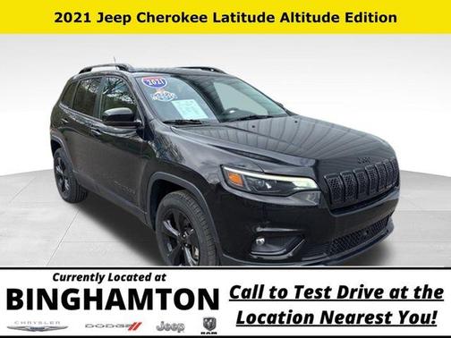 Diamond Black 2021 Jeep Cherokee Latitude Plus