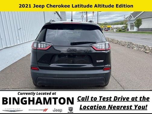 Diamond Black 2021 Jeep Cherokee Latitude Plus