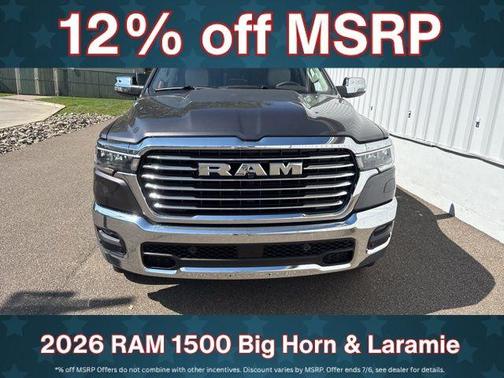 Granite Crystal Clearcoat Metallic 2026 RAM 1500 Laramie