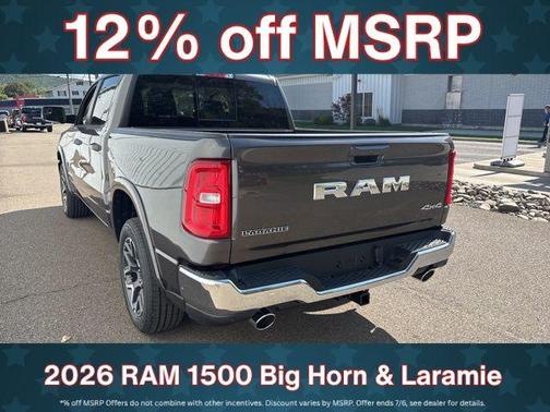 Granite Crystal Clearcoat Metallic 2026 RAM 1500 Laramie