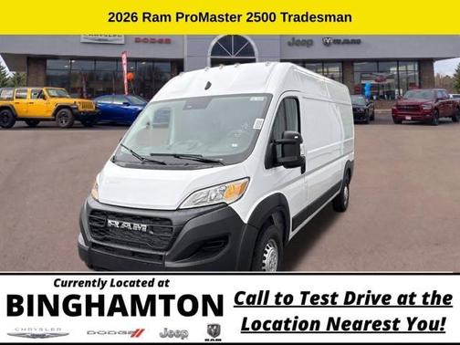 Bright White Clearcoat 2026 RAM ProMaster 2500 High Roof