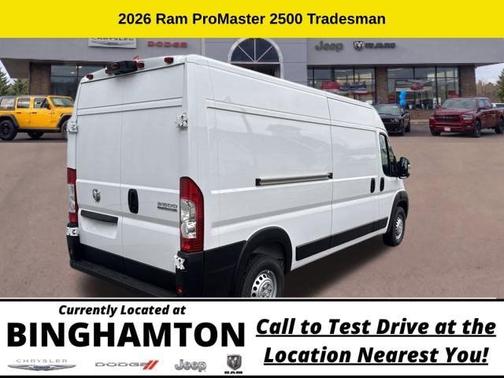 Bright White Clearcoat 2026 RAM ProMaster 2500 High Roof