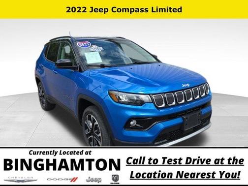 Laser Blue 2022 Jeep Compass Limited