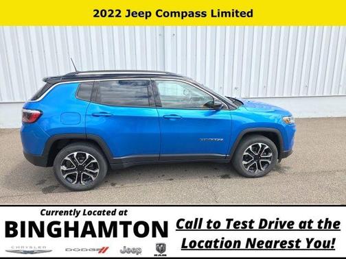 Laser Blue 2022 Jeep Compass Limited