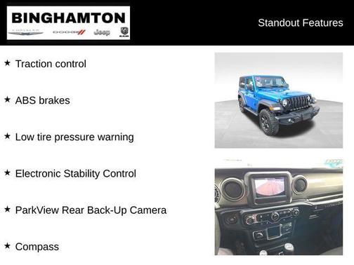 Hydro Blue Pearl 2022 Jeep Wrangler Sport