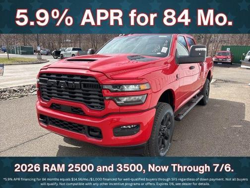 Flame Red Clearcoat 2026 RAM 2500 Tradesman
