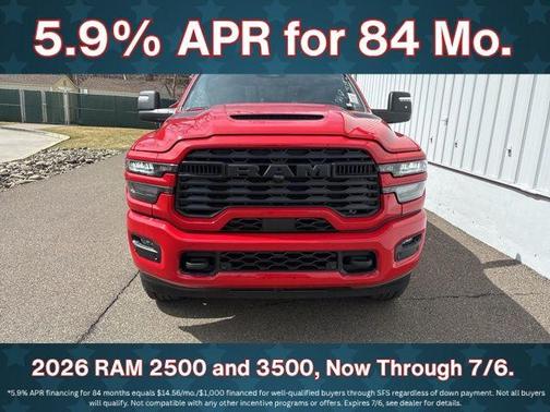 Flame Red Clearcoat 2026 RAM 2500 Tradesman