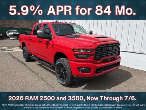 Flame Red Clearcoat 2026 RAM 2500 Tradesman