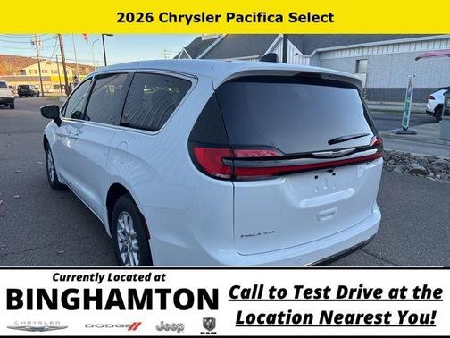 Bright White Clearcoat 2026 Chrysler Pacifica Select
