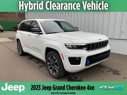 Bright White Clearcoat 2023 Jeep Grand Cherokee 4xe Overland