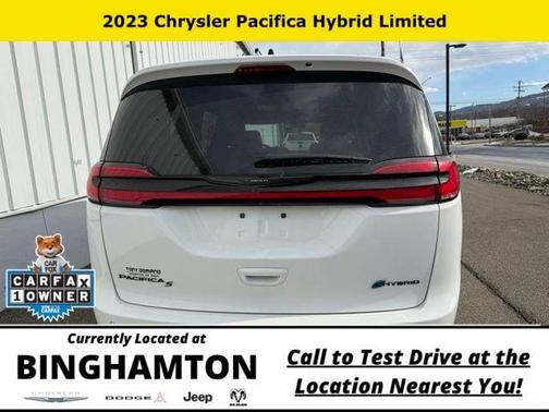 Bright White Clearcoat 2023 Chrysler Pacifica Hybrid Limited