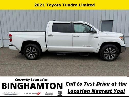 Super White 2021 Toyota Tundra Limited