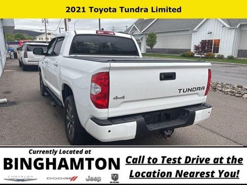 Super White 2021 Toyota Tundra Limited
