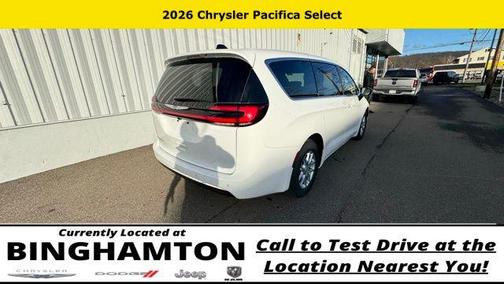 Bright White Clearcoat 2026 Chrysler Pacifica Select